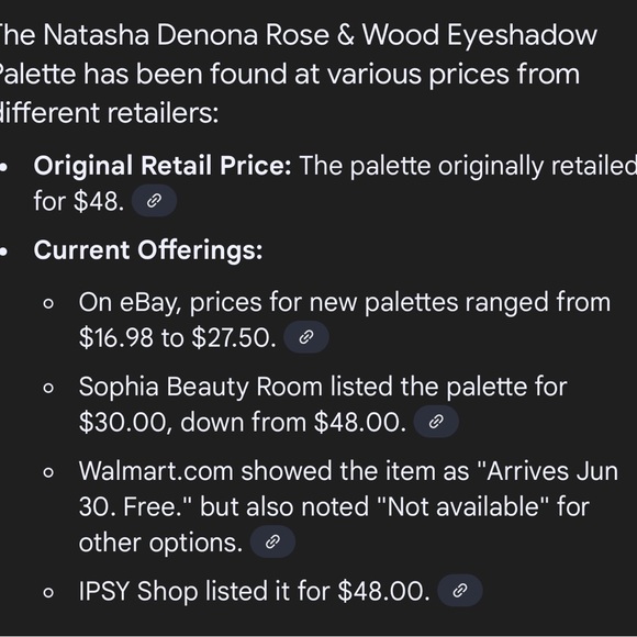 Natasha Denona Gold and Black Eyeshadow Palette Shimmer Finish - Picture 5 of 5